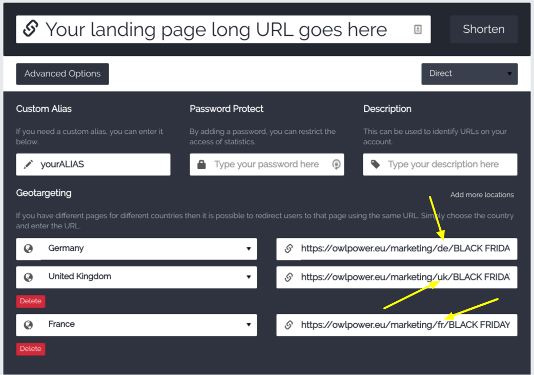 FEATURE OF THE WEEK: REDIRECT YOUR LANDING PAGE VISITORS BY COUNTRY