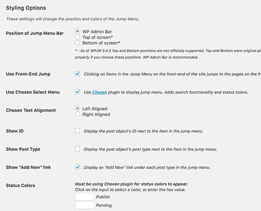 FEATURE OF THE WEEK: YOUR OWN NAVIGATION MENU INSIDE WP ADMIN