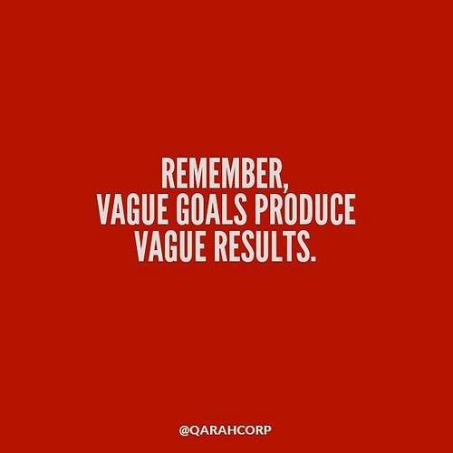 Vague-goals