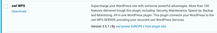 NEW RELEASE - OWL WPS 3.5.1 - WORDPRESS SERVICES PLUGIN