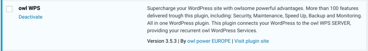 NEW RELEASE - OWL WPS 3.5.3 - WORDPRESS SERVICES PLUGIN