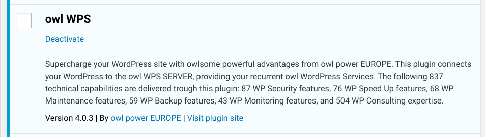 NEW RELEASE: OWL WPS 4.0.3 FOR RECURRENT WP SERVICES