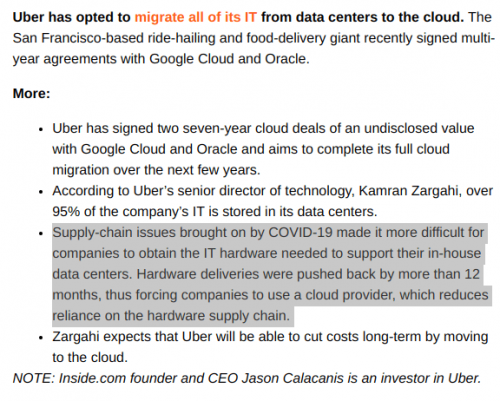 SUPLY CHAIN FORCING CLOUD