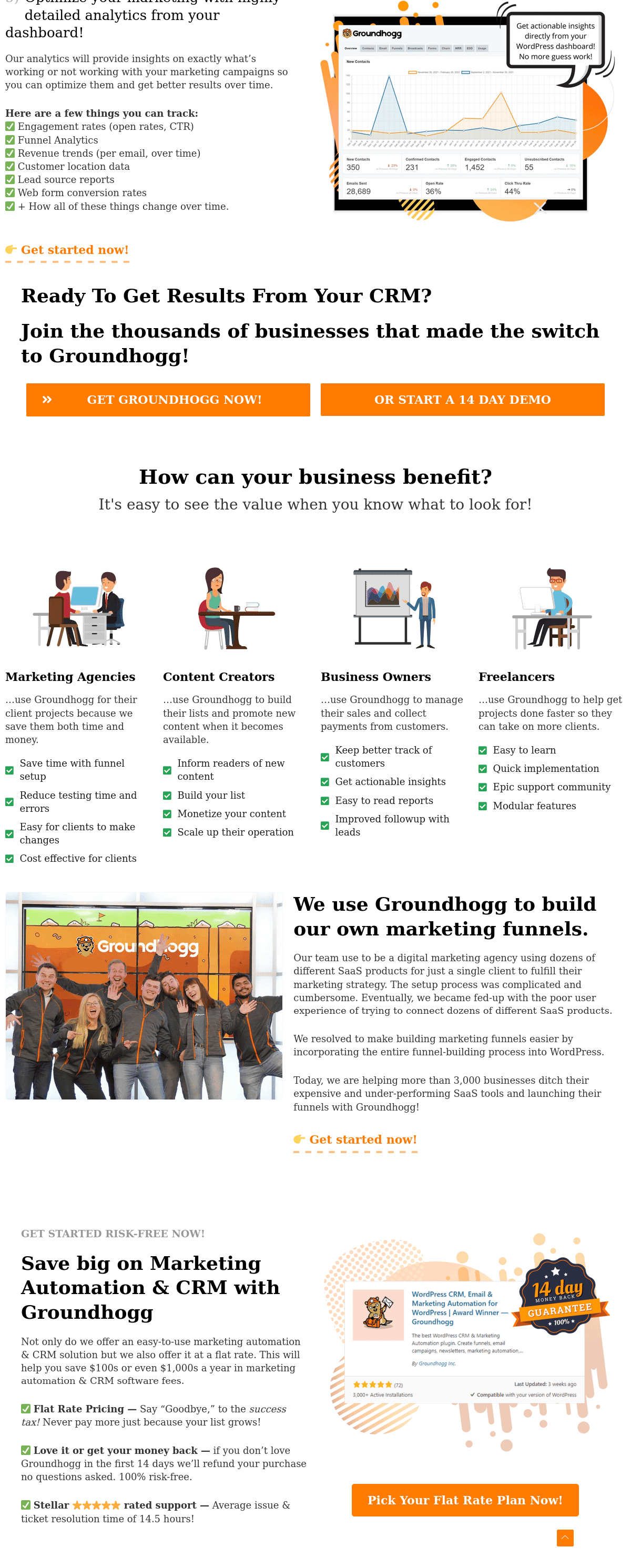 GROUNDHOGG CRM + MARKETING AUTOMATION FOR SERIOUS AGENCIES &AMP; SMALL BUSINESSES USING WORDPRESS