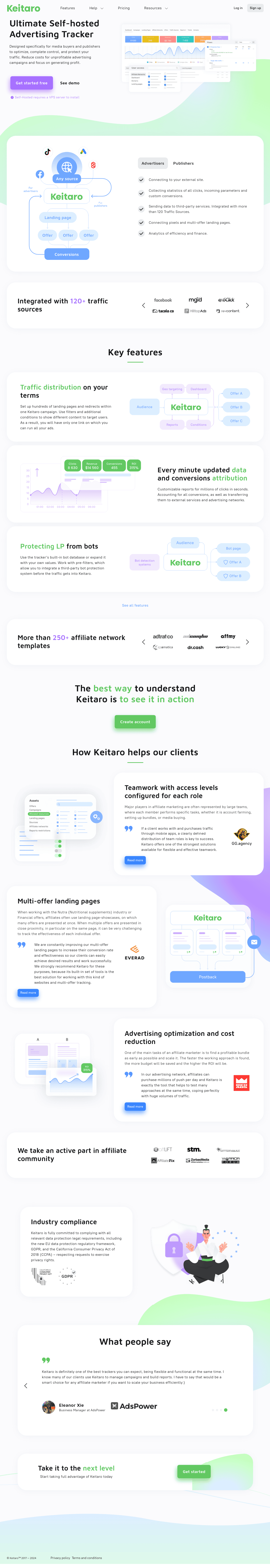 KEITARO - ULTIMATE SELF-HOSTED ADVERTISING TRACKER